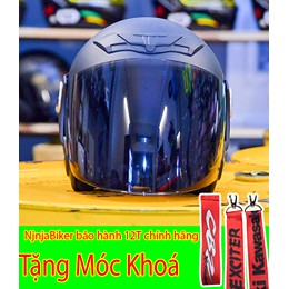 Mũ bảo hiểm 3/4 Asia M168 chính hãng tặng kèm móc khóa xe máy