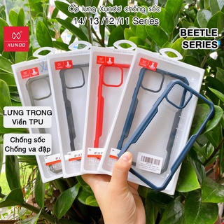 [Hỏa Tốc HCM] Ốp lưng XUNDD iPhone 13/ 13 Pro/ Max/ 12/ 12 Pro/ Max/ 11/ 11 Pro/ Max (BEETLE SERIES) - Đỏ