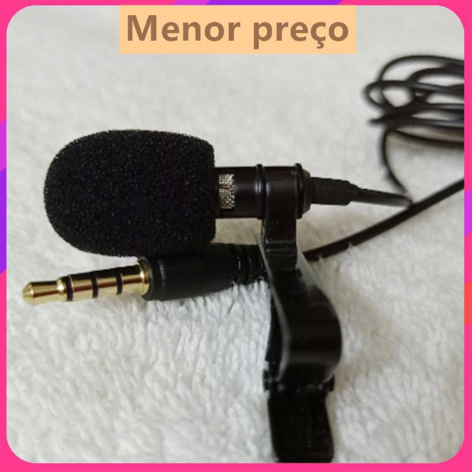 JinKai Mini 3.5mm Microphone Ve áo Lavalier Kẹp Mic cho hội nghị