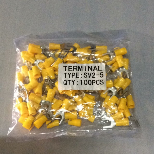 Đầu cos chĩa Y 2,5 ( có 2 màu ) bịch50gr