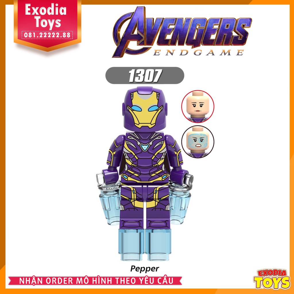 Xếp hình Minifigure Marvel Biệt đội siêu anh hùng Avengers Endgame - Đồ Chơi Lắp Ghép Sáng Tạo - XINH X0263