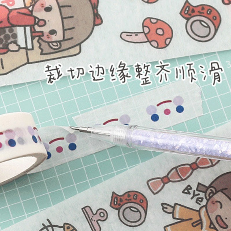 [Hàng có sẵn] Dao cắt washi tape, khắc, trổ giấy - gỗ, gọt mô hình dạng đầu bút có bán kèm đầu dao thay thế