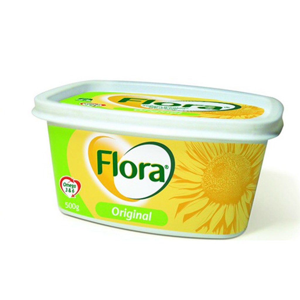 Bơ Thực Vật hiệu Flora hộp 250g
