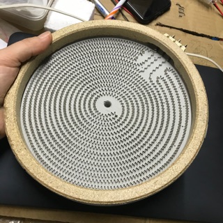 Mâm nhiệt bếp hồng ngoại 3 chân 20cm 2000w