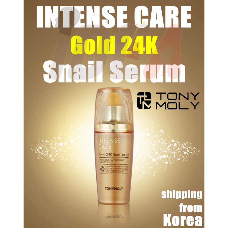 Tinh chất ốc sên vàng Tonymoly 24k 35ml Serum ốc sên vàng/Tonymoly Intense Care Gold 24k Snail Serum/Snail Serum