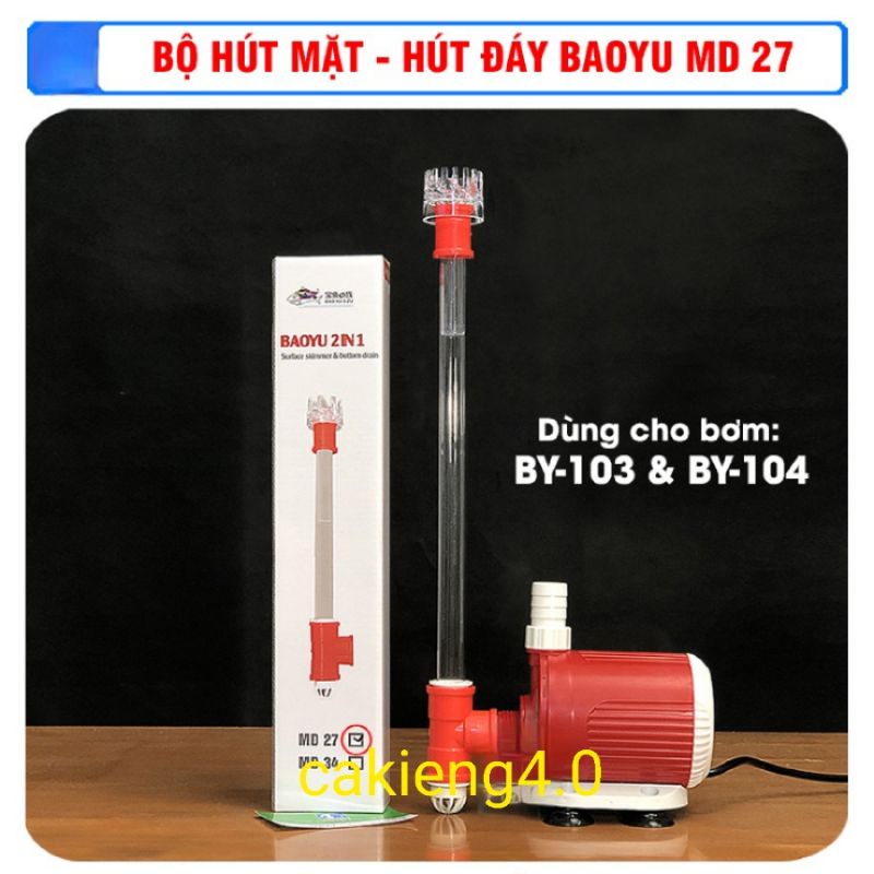 Bộ hút mặt, hút đáy của bơm Baoyu MD-27, MD-34