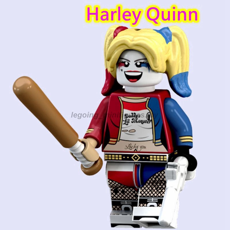 Tương thích với Toy Lego DC Movie Harley Quinn Joker Building Blocks Marvel Đồ chơi cho trẻ em