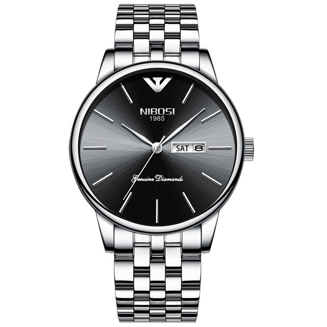 Đồng hồ nam dây thép đặc Nibosi 2332 (fullbox) | BigBuy360 - bigbuy360.vn