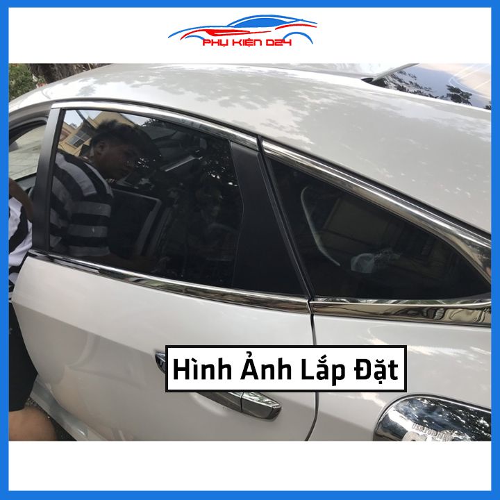 Bộ nẹp viền chân kính inox Civic 2017-2021