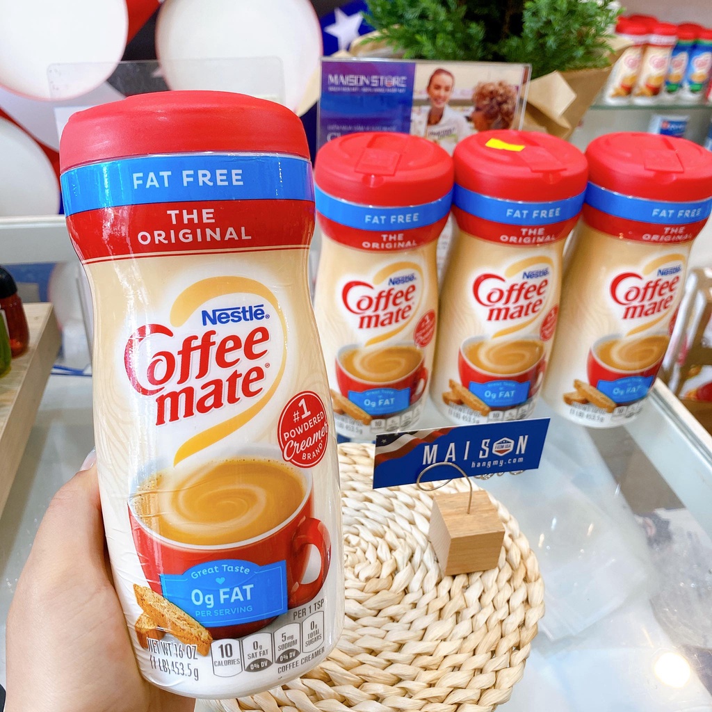 BỘT KEM PHA CÀ PHÊ NESTLÉ COFFEE MATE - Hàng Nhập USA Chính Hãng