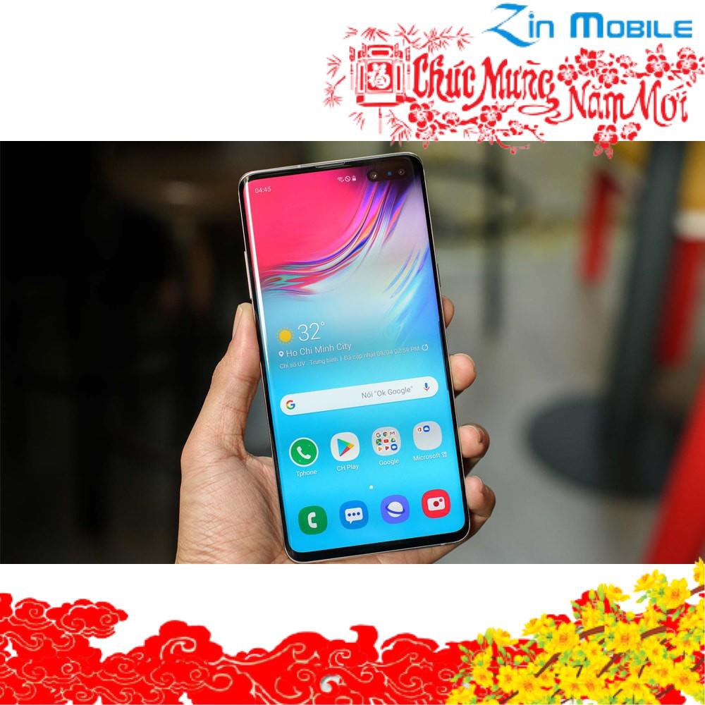 Điện Thoại Samsung Galaxy S10 5G - Chip Snapdragon 855 - Siêu pin - Siêu camera - Hiệu năng Siêu mượt