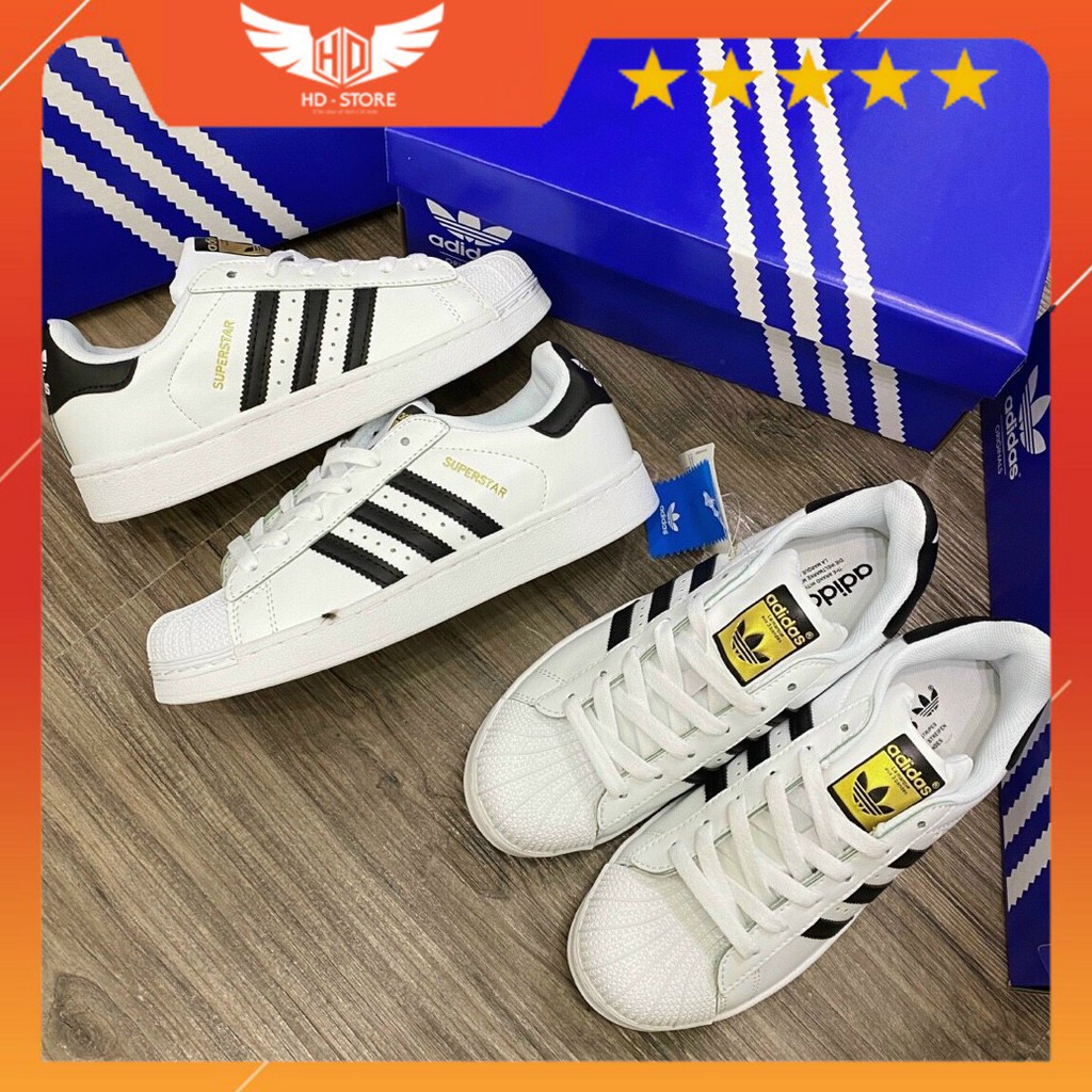 Giày Adidas Superstar + Full Box ( sò tem vàng)