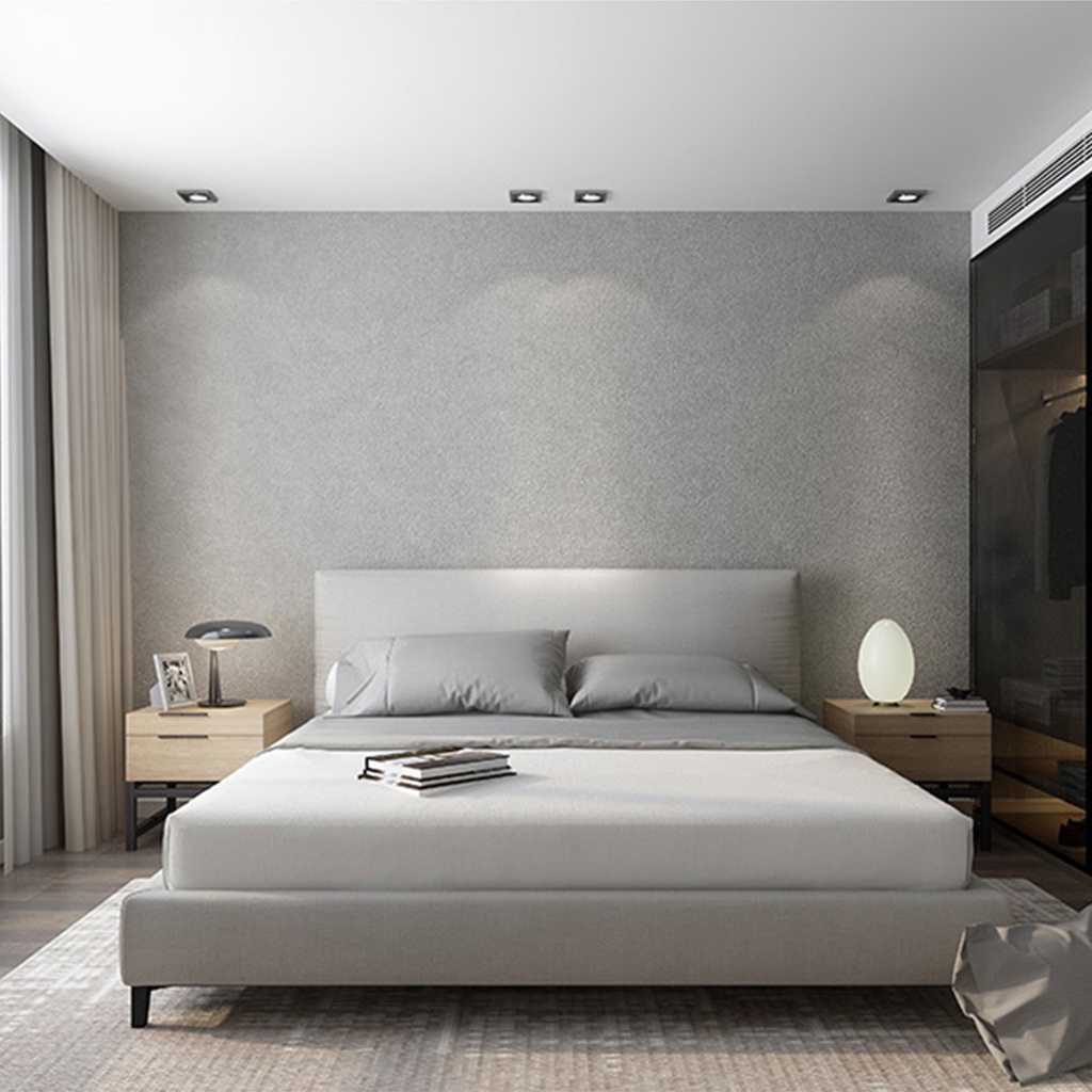 Giấy dán tường bê tông xi măng xám đẹp decal xi măng khổ 1.2mx0.5m