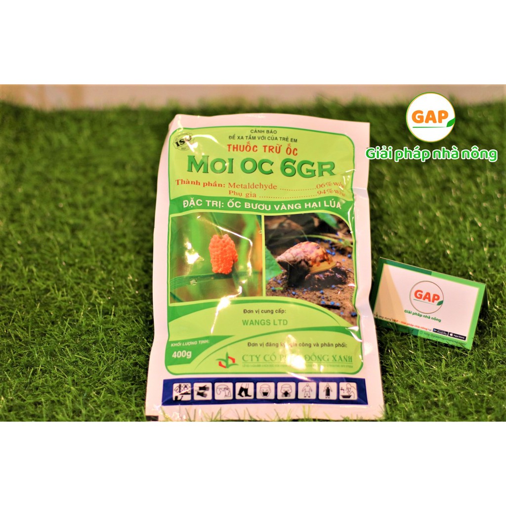 Thuốc diệt ốc Moi oc 6GR - Mồi ốc - Đặc trị: ốc bươu vàng, ốc sên, ốc ma, ốc quắn...