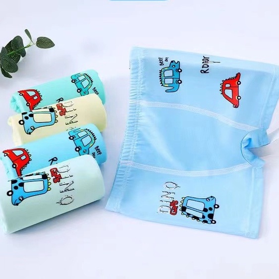 4 Quần Lót Cho Bé Trai 8kg-27kg B1072# Quần Lót Ngắn In Họa Tiết Hoạt Hình Cho Bé 3-5 Tuổi/ 5-7 Tuổi/ 7-9 Tuổi