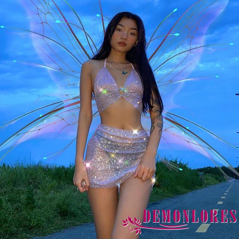 Set đồ 2 món màu sắc lấp lánh quyến rũ cho nữ