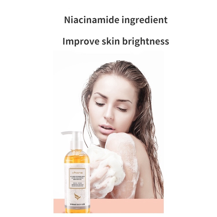 Gel Tắm Sủi Bọt Amino acid Hỗ trợ giảm mụn Chống Nhiễm Trùng Dành Cho Nam Và Nữ