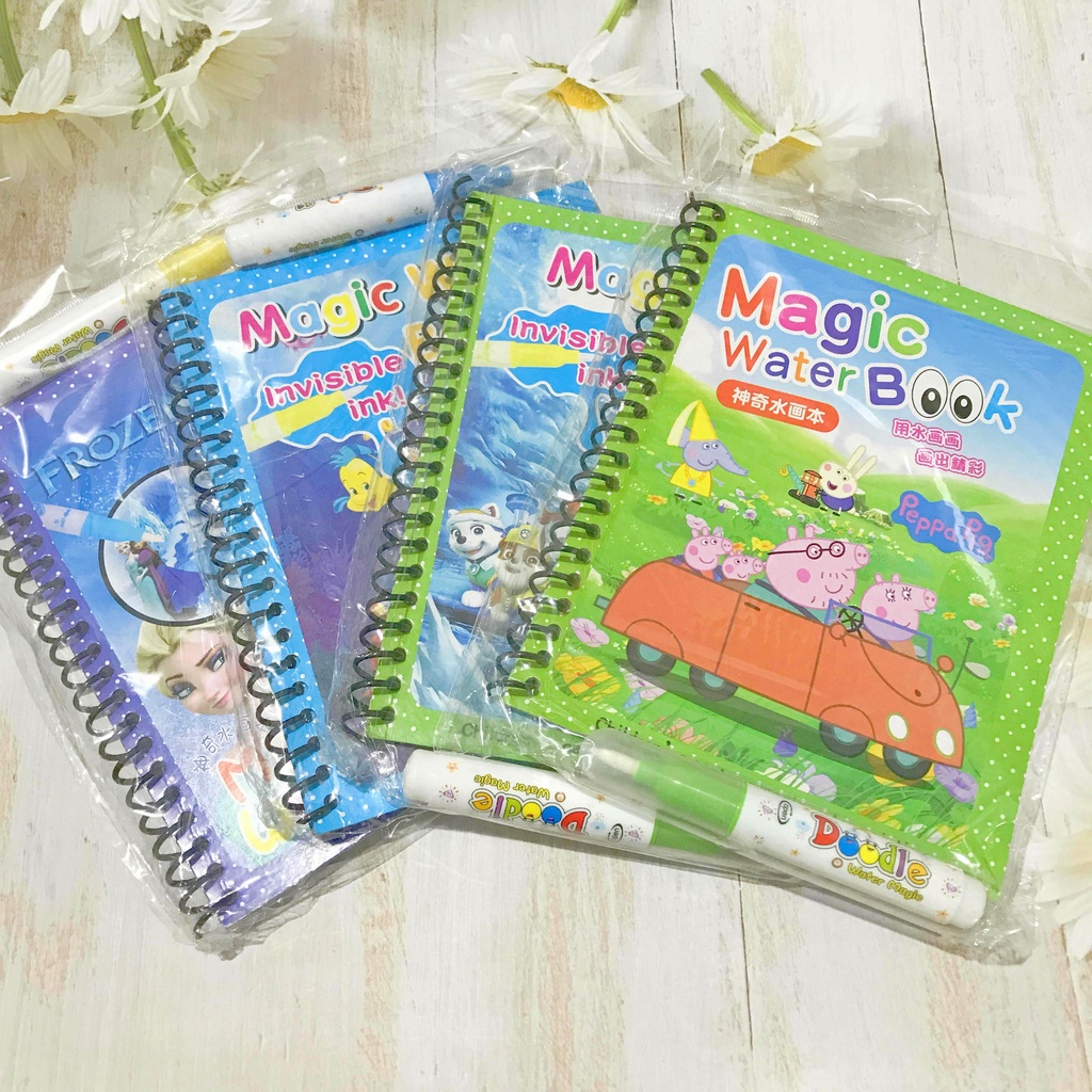 Set Tô Màu Nước Ma Thuật Cho Bé Có Thể Dùng Nhiều Lần Magic Invisile Ink