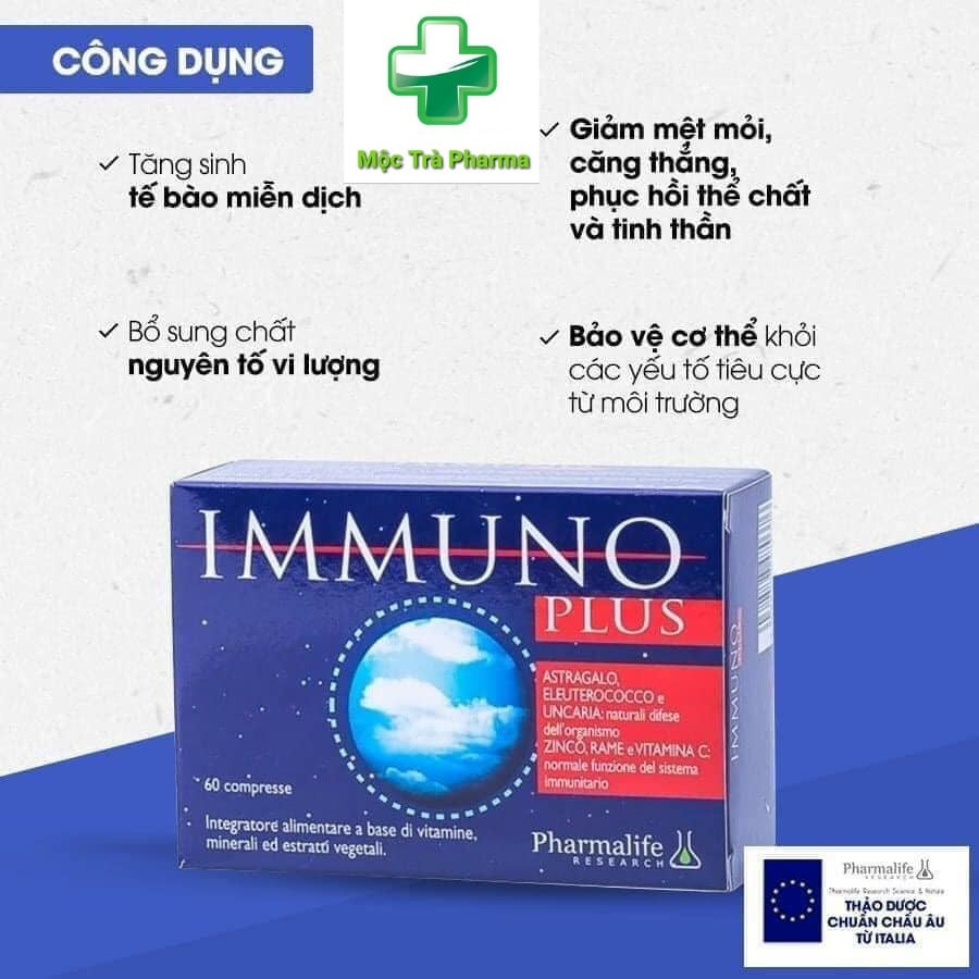 Tăng cường hệ miễn dịch- IMMUNO PLUS của PHARMALIFE- tăng miễn dịch tự nhiên cho cơ thể