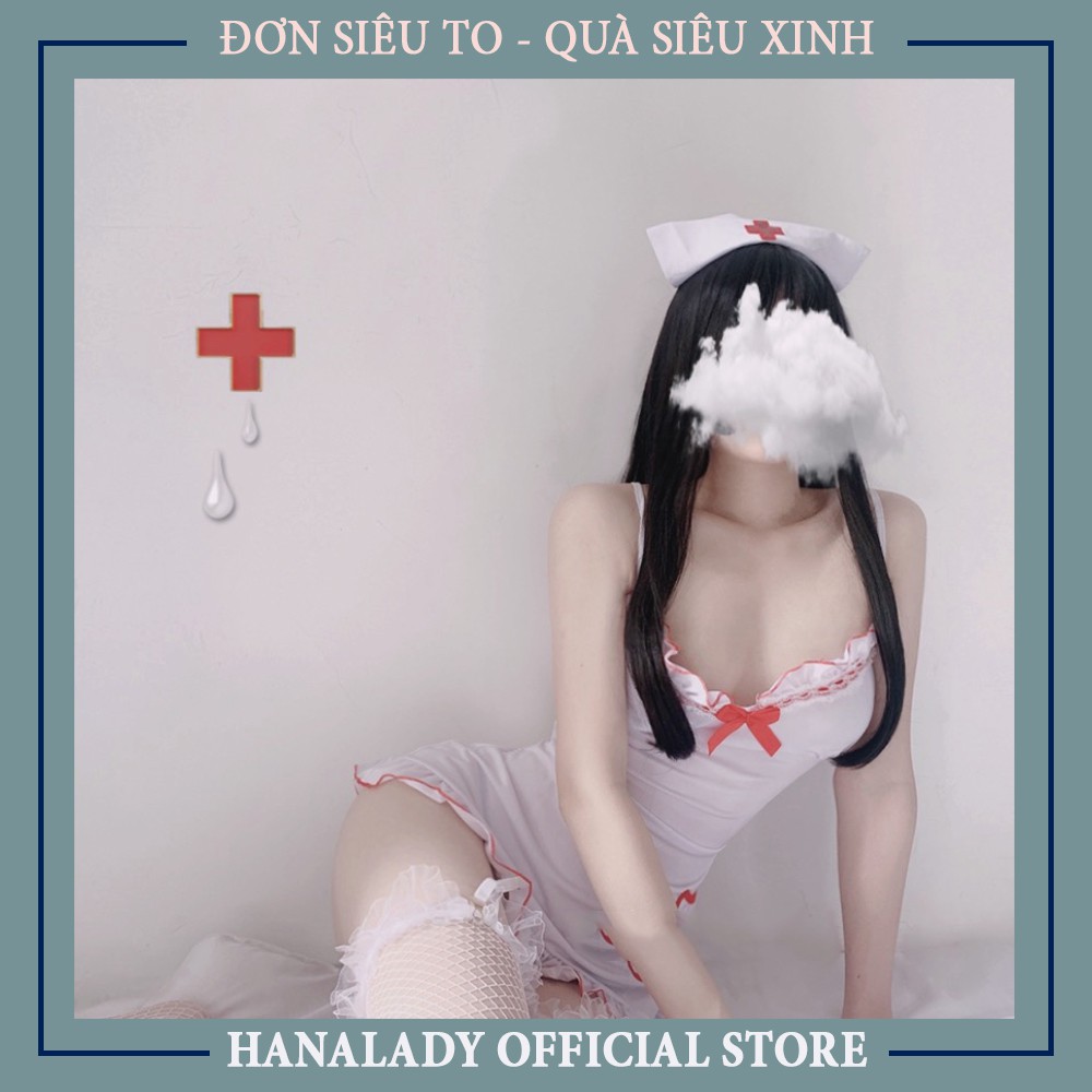 Đồ ngủ sexy -Cosplay y tá gợi cảm siêu quyến rũ chất liệu mềm mịn thoải mái tự tin C118 | BigBuy360 - bigbuy360.vn