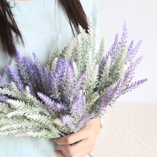 Hoa Lavender Tuyết (Oải Hương Pháp) Giả | Hoa Giả Decor | XuHuongThietKe