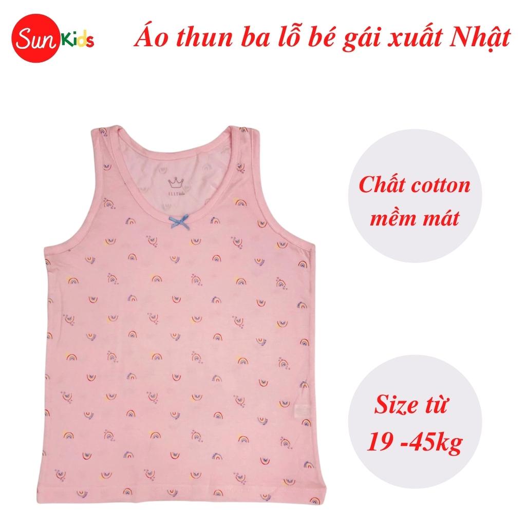 Áo thun cho bé gái, áo phông bé gái chất cotton mềm mát, size 65 - 85 - SUNKIDS