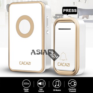 Chuông cửa cao cấp không dây, chống thấm nước
