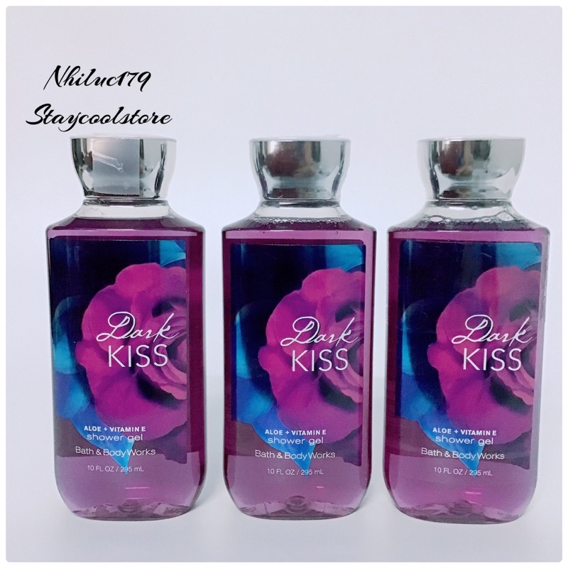 [Bill Mỹ Mới] Sữa tắm Dark Kiss 295ml Bath &amp; Body Works