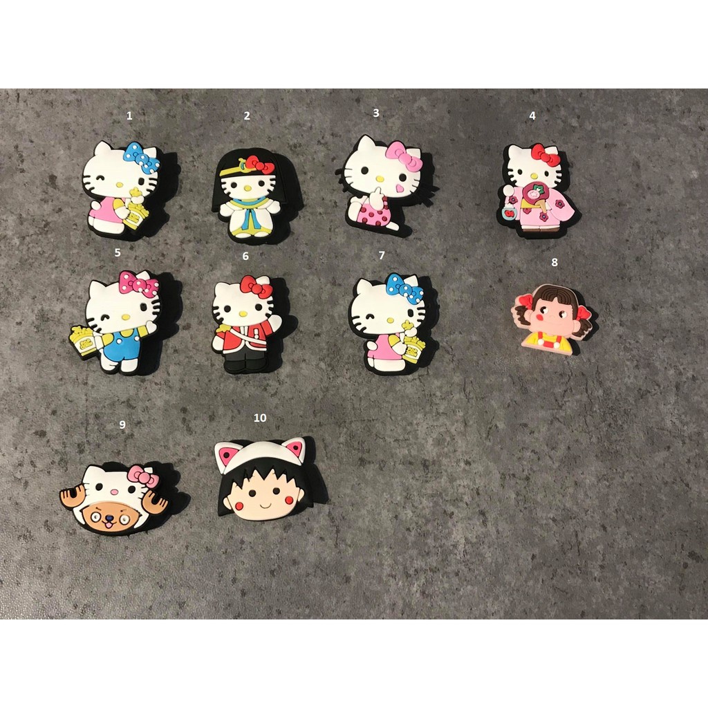 Jibbitz Gắn Dép Crocs Hello kitty