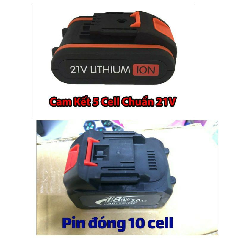 PIN MÁY KHOAN 21V, 18V MỚI