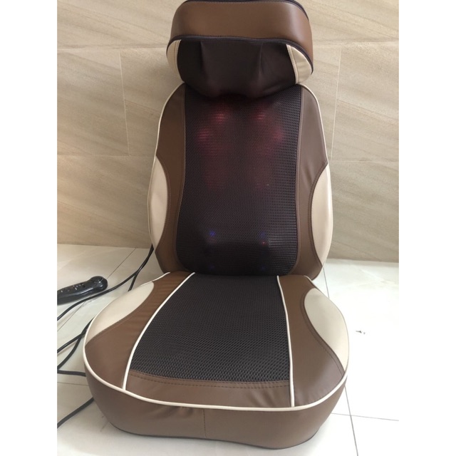 [𝐂𝐇𝐈́𝐍𝐇 𝐇𝐀̃𝐍𝐆-𝐁𝐇 𝟓 𝐍𝐀̆𝐌] Đệm Massage Ghế Massage có bi hồng ngoại matxa AYOSUN Bảo Hành 5 Năm Chính Hãng - Ohlala House