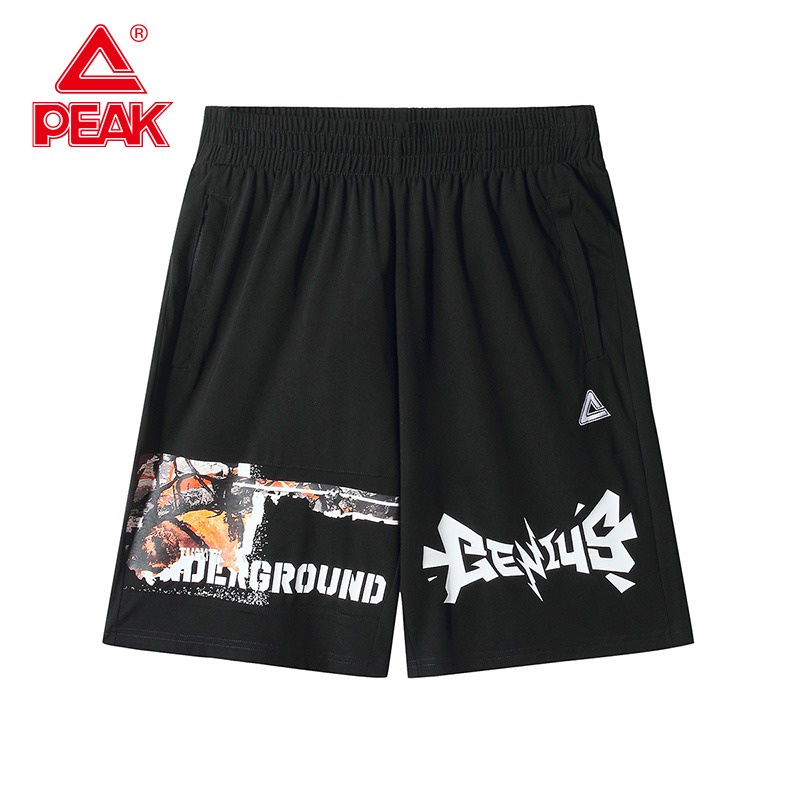 Quần Đùi Nam PEAK Basketball  Đen F3222051