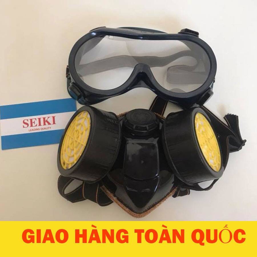 [CHÍNH HÃNG] MẶT NẠ PHÒNG ĐỘC THUỐC TRỪ SÂU,PHUN SƠN,LÀM MỘC,CHỐNG HÓA CHẤT