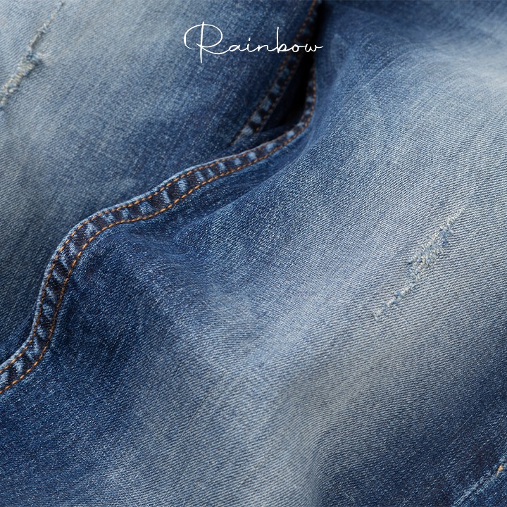 Quần Jean nam Rainbow J001 Slimfit trẻ trung khỏe khắn, thoải mái vận động. | BigBuy360 - bigbuy360.vn