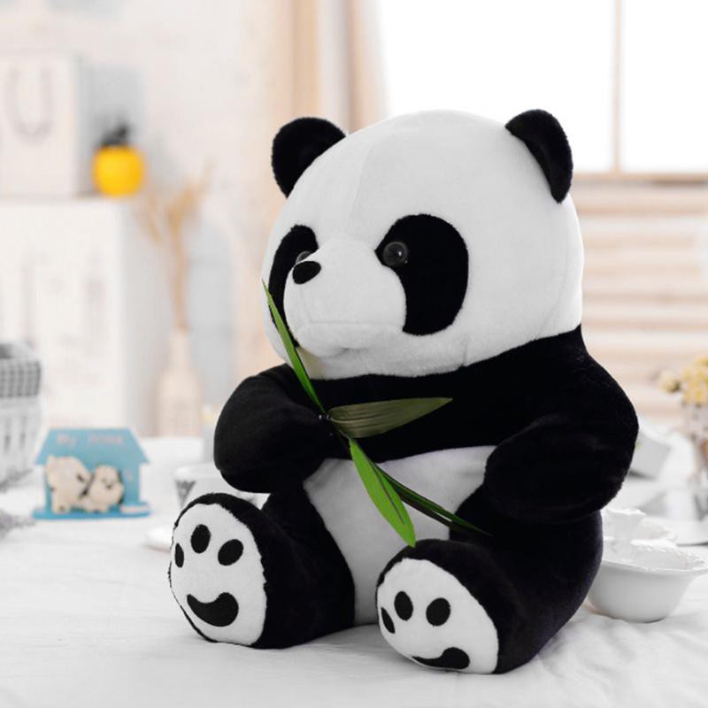 WE BARE BEAR Gấu Bông 20cm Kèm Lá Tre Trang Trí Đáng Yêu Everso