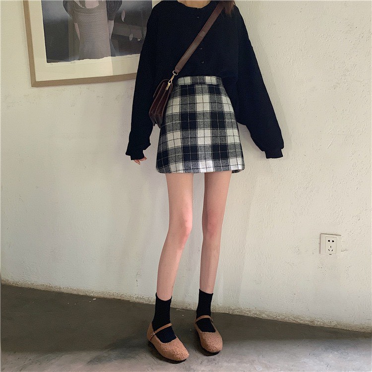 [CÓ FEEDBACK] Chân váy kẻ zip 2 lớp - CV08 - jannahouse | BigBuy360 - bigbuy360.vn