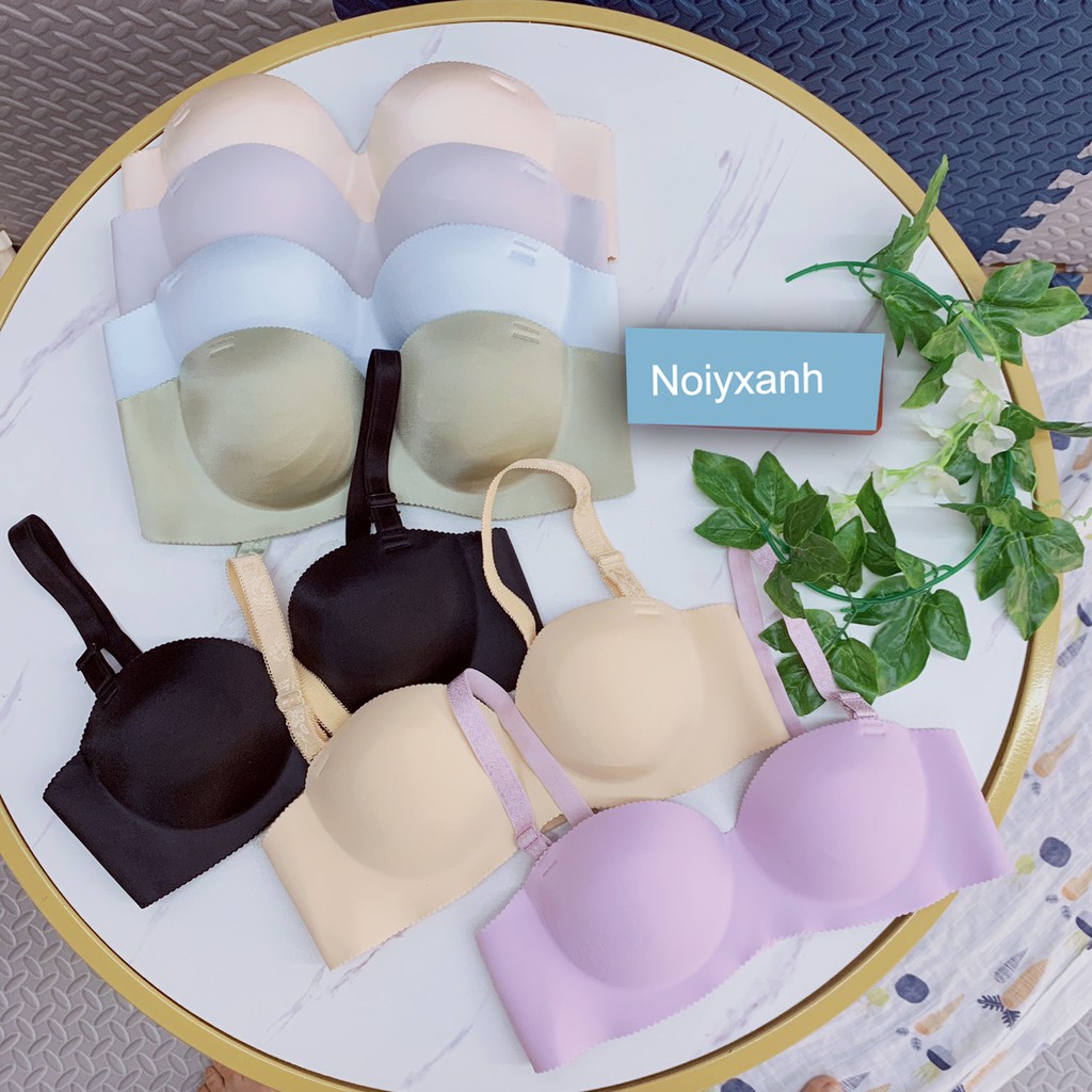 Áo Lót Nữ Su Xuất Khẩu Cao Cấp Siêu Nâng Đẩy Quai - viền răng cưa -Áo Lót Nâng Ngực Nữ Không Gọng - Nâng Ngực  quả ngang | BigBuy360 - bigbuy360.vn