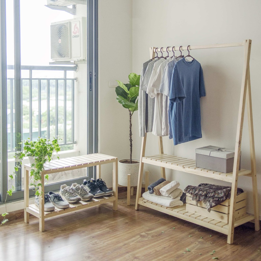 kệ chữ A hai tầng nhỏ gọn dễ lắp ráp | BigBuy360 - bigbuy360.vn