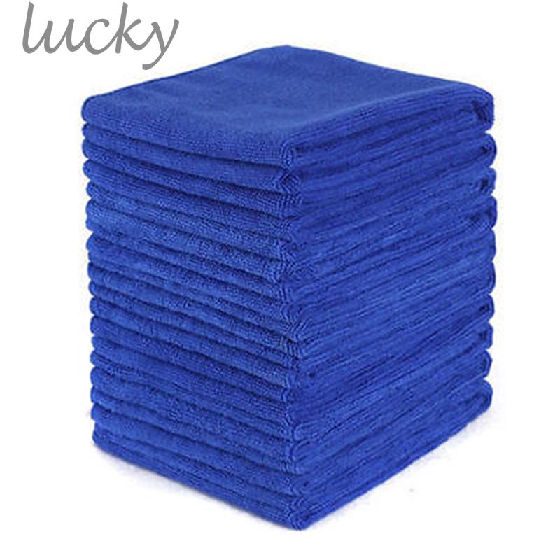 Set 10 khăn lau xe hơi vi sợi 30x30cm vệ sinh đa năng