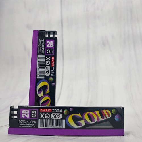 ✅ Ruột Chì Bấm - Ruột Chì 2B 0.5mm Gold XQ 502