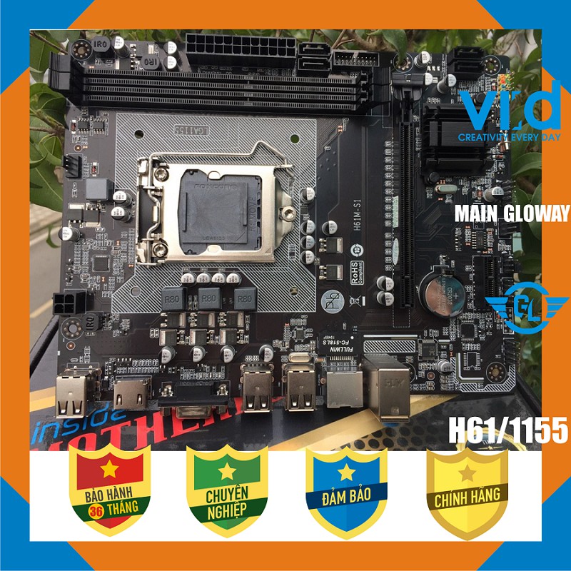 Bo mạch chủ Mainboard, Main, Main Gloway, Main MSI, Main Giga, MSI H410M-A PRO, Gloway H61, Gloway H81, Gloway G41