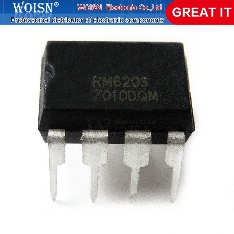 Bộ 10 linh kiện điện tử Ic Chip Rm6203 Cr6203 Pr6203Dp Dip-8