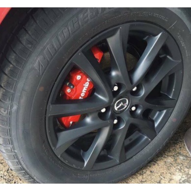 Bộ 2 ốp độ má phanh đĩa Brembo KIM LOẠI phong cách thể thao và đẳng cấp cho ô tô xe hơi