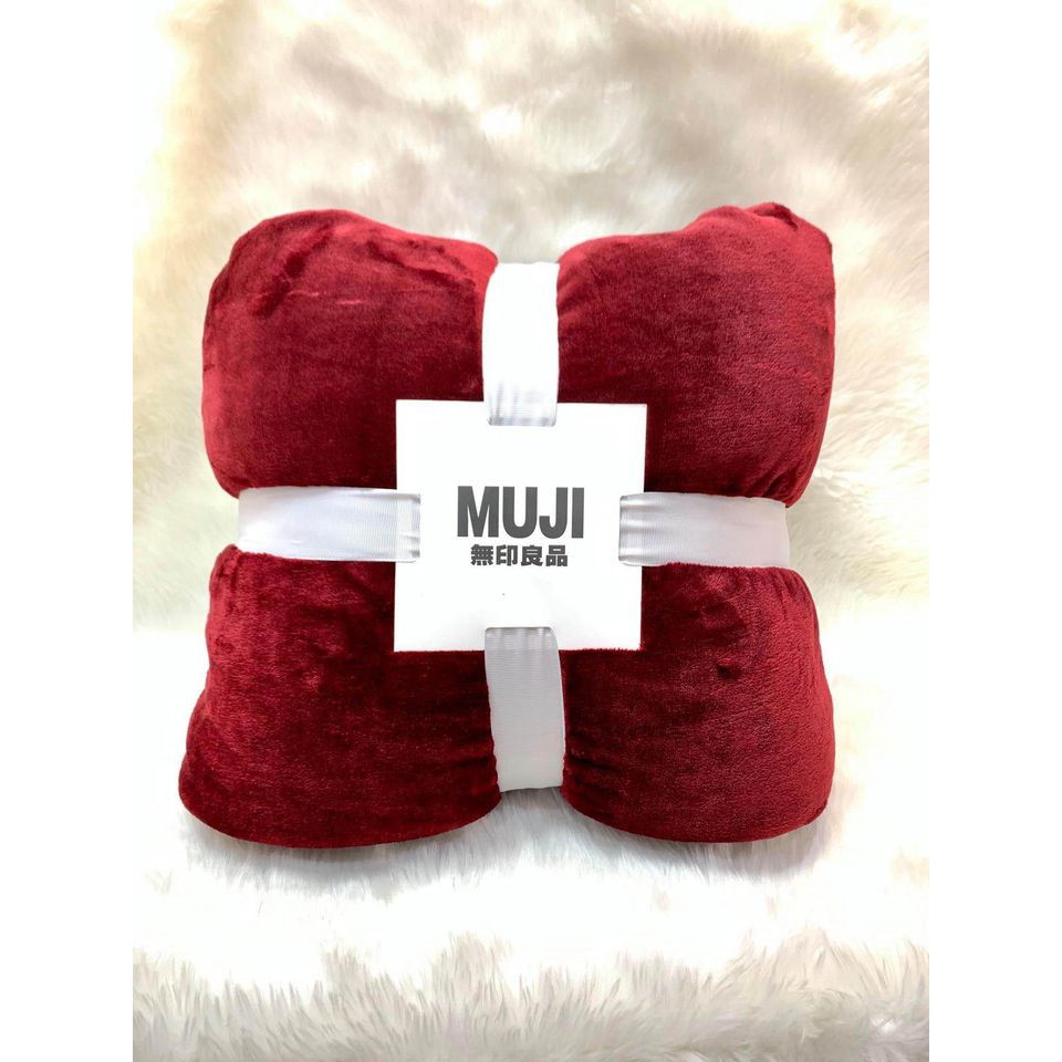 Chăn tuyết Muji chính hãng kích thước 2mx2m3 đủ màu