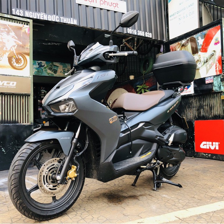 Combo Thùng GIVI và Baga GIVI MV cho AIRBLADE 125/150 FI (2013-2020)