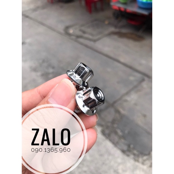 Ốc chân gương, Ốc chân kính Salaya inox 304 gắn Vario Sirius Exciter Winner Sonic Satria Raider Wave Dream