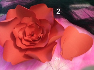 Set 1 hoa backdrop cắt sẵn