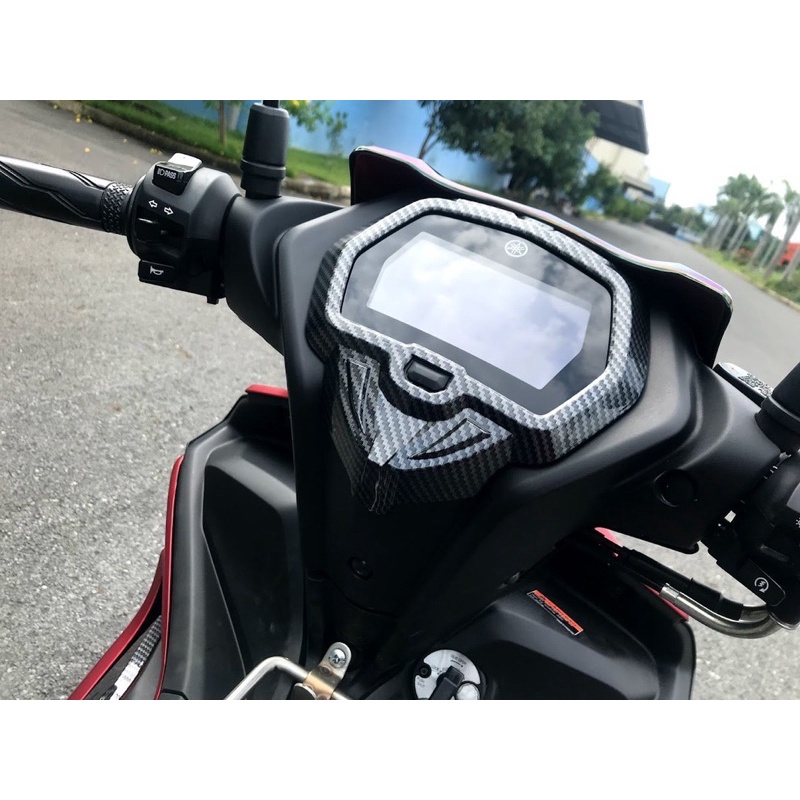 Ốp viền đồng hồ Exciter 155 2021 cacbon