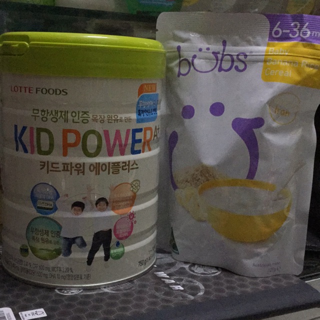 (Quà tặng ) Mua sữa Kid Power A+Hàn quốc tặng bột ăn dặm cho bé