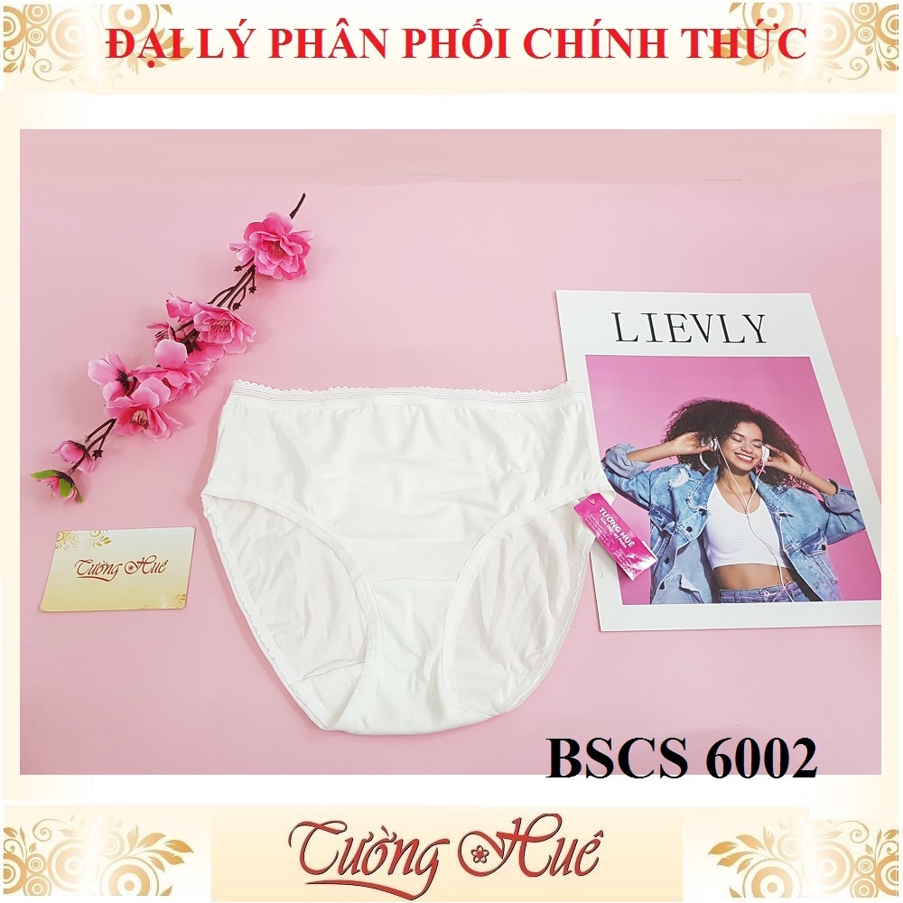 Quần lót nữ Bon Bon BSCS 6002 cotton trơn lưng cao.